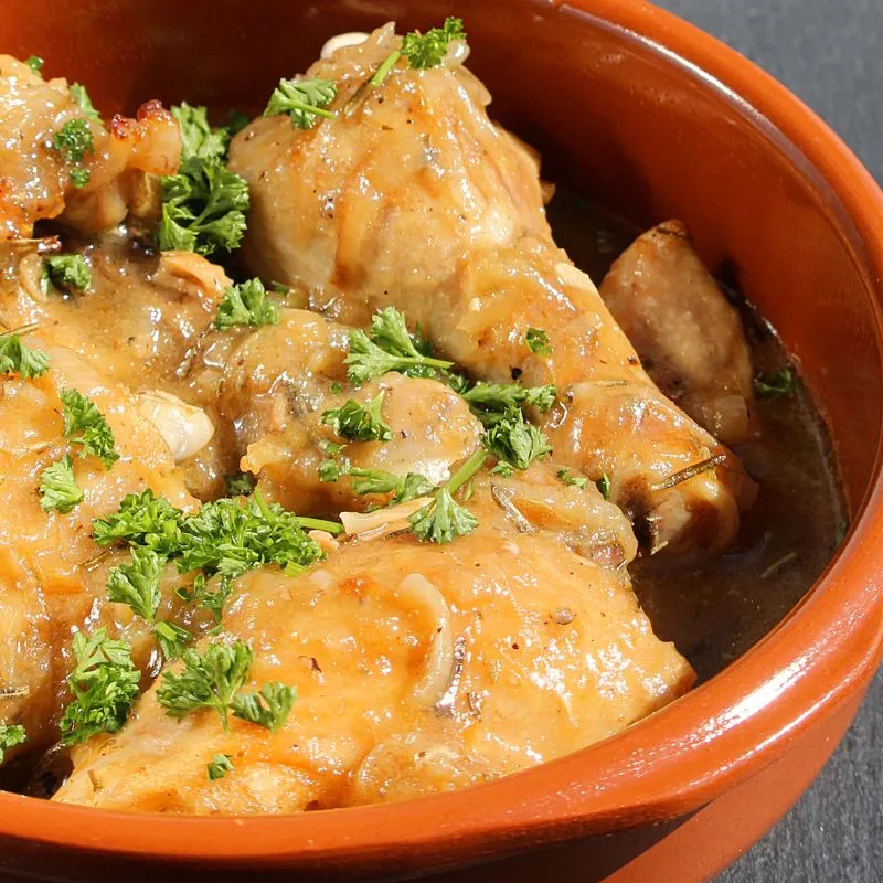 Pollo alla Birra para dois