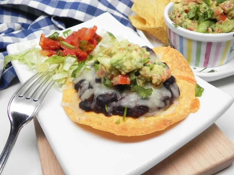 Tostadas Feijão Preto