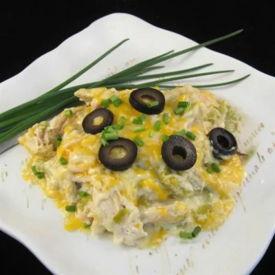 Caçarola De Frango Branco Enchilada De Panela Lenta