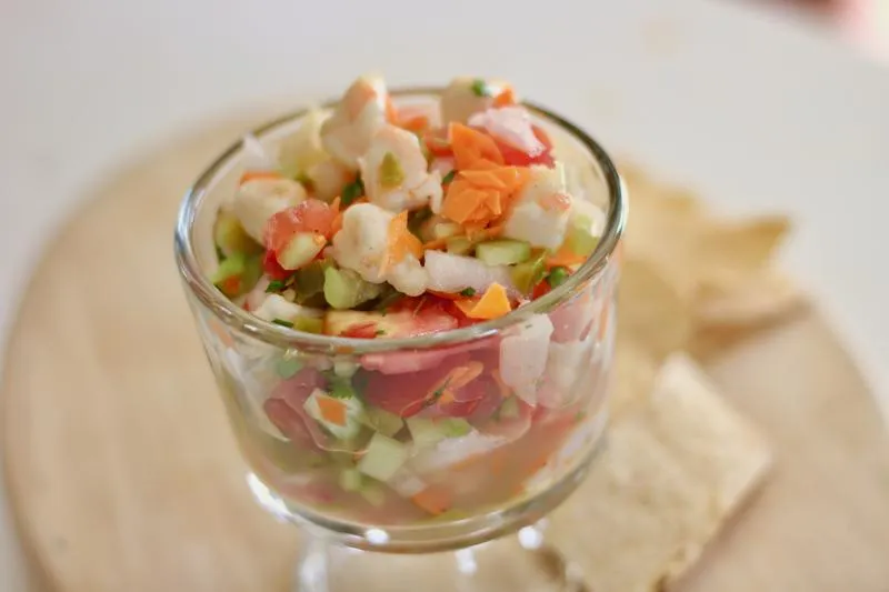 Camarão Ceviche Baja Style
