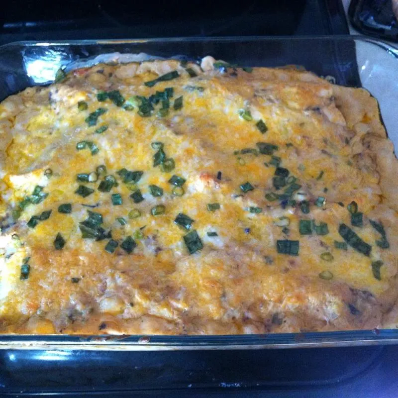 Enchiladas de frango mais saudáveis ??II