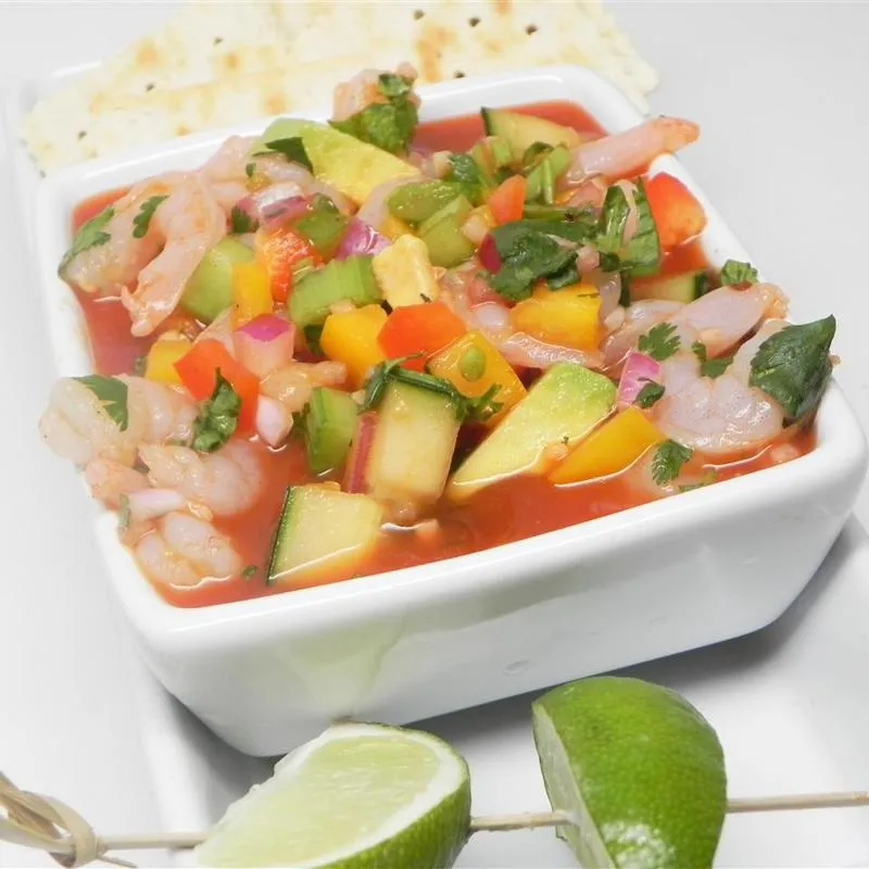 Gazpacho mexicano leve e fresco