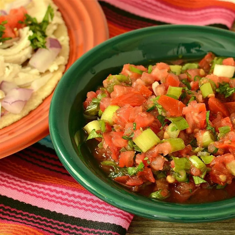 Salsa de tomate fresco, estilo restaurante
