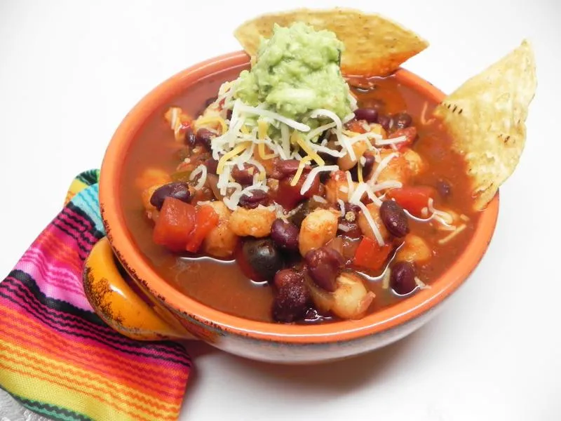 Sopa Enchilada Vegetariana Farta