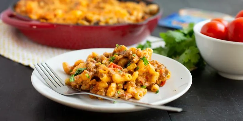 Frigideira de macarrão taco