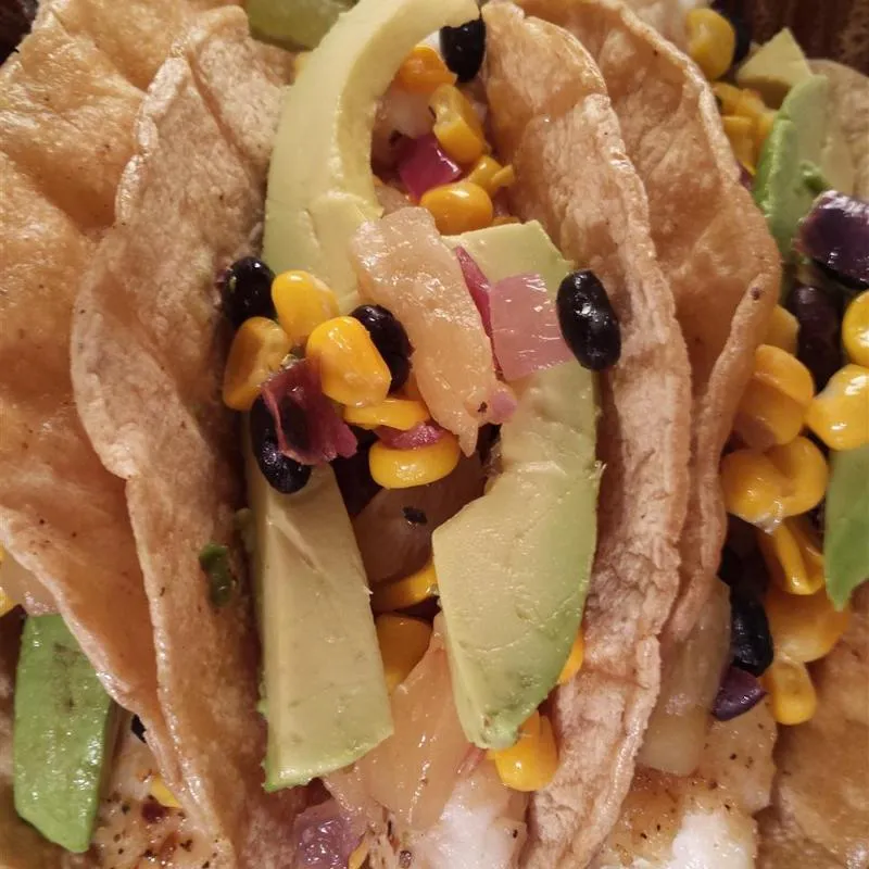 Tacos de Tilápia de Peixe