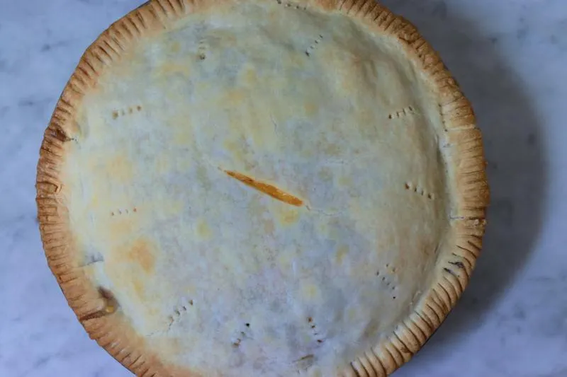 Torta de feijão preto