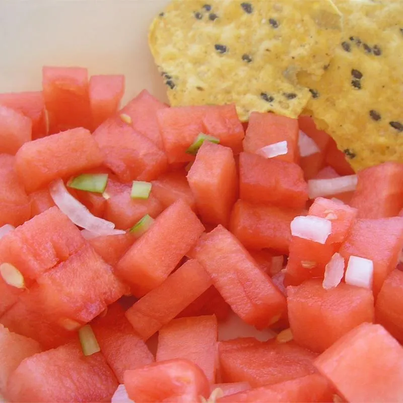 Melancia Vidalia & salsa