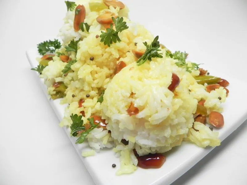 Arroz com Limão ao Estilo do Sul da Índia