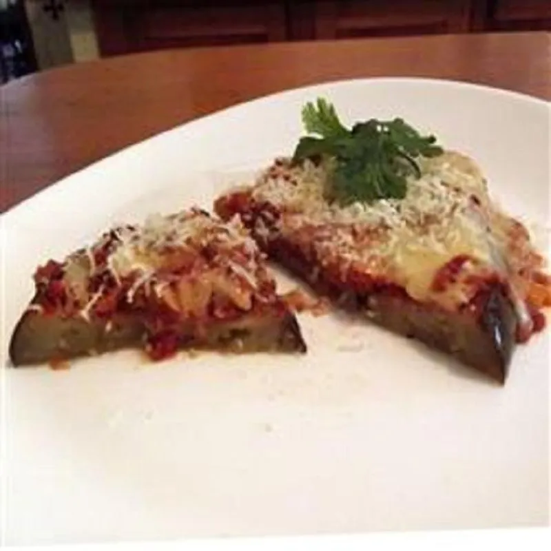 Berinjela com parmesão saudável (não é necessário fritar)