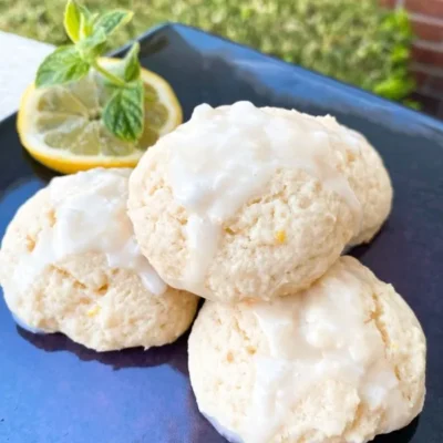 Biscoitos Lemony Amêndoa-Ricota