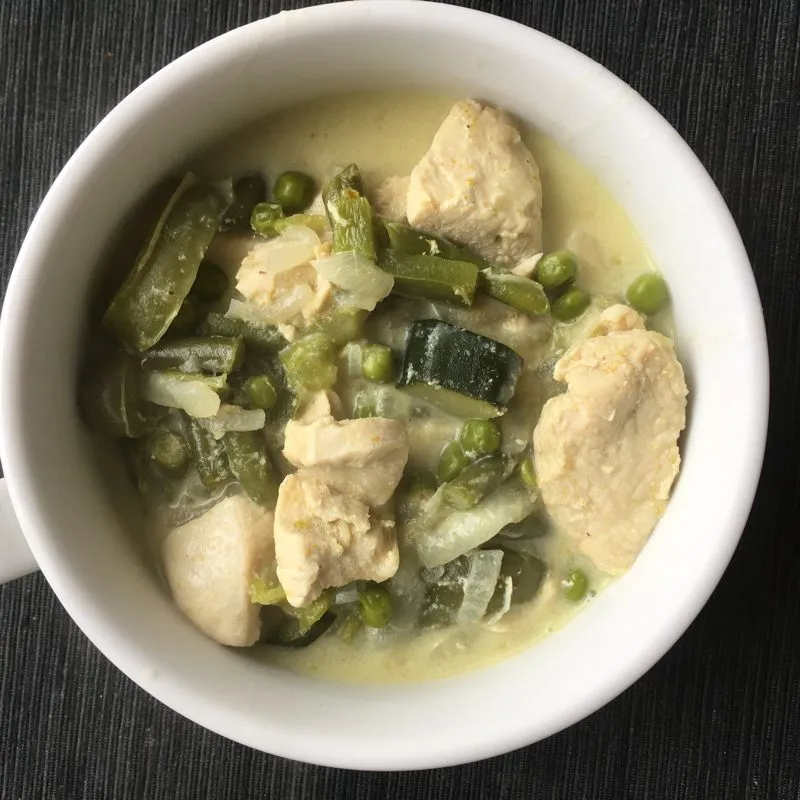 Tailandesa Verde Chicken Curry