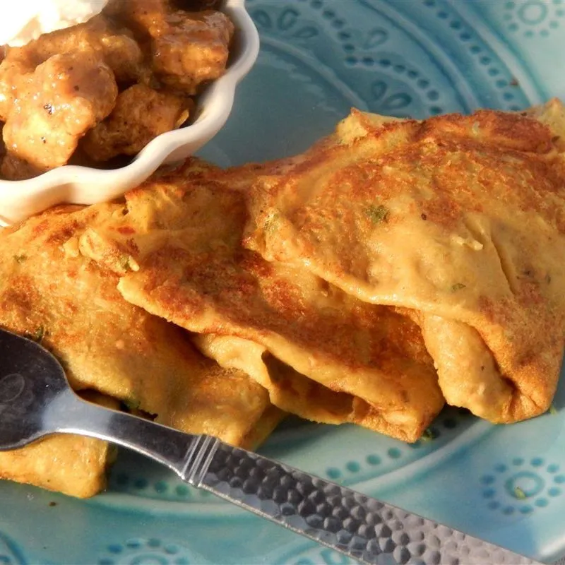 Dosas (panquecas de estilo indiano)
