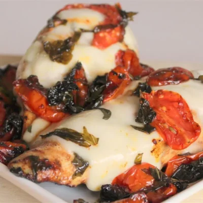 Frango Caprese Assado