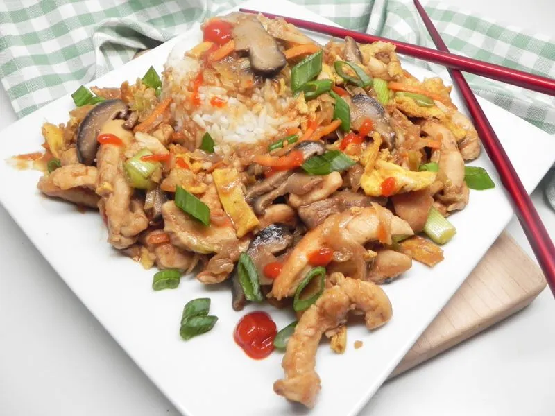 Frango Moo Shu