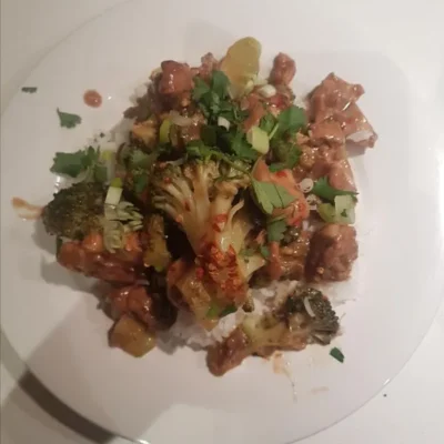 Frango tamarindo tailandês