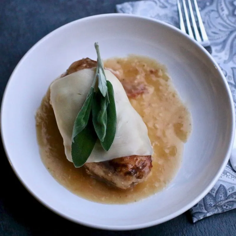 Instant Pot & frango Saltimbocca