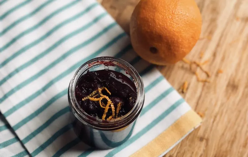 Instant Pot & Chutney de laranja com cranberry vegano facil