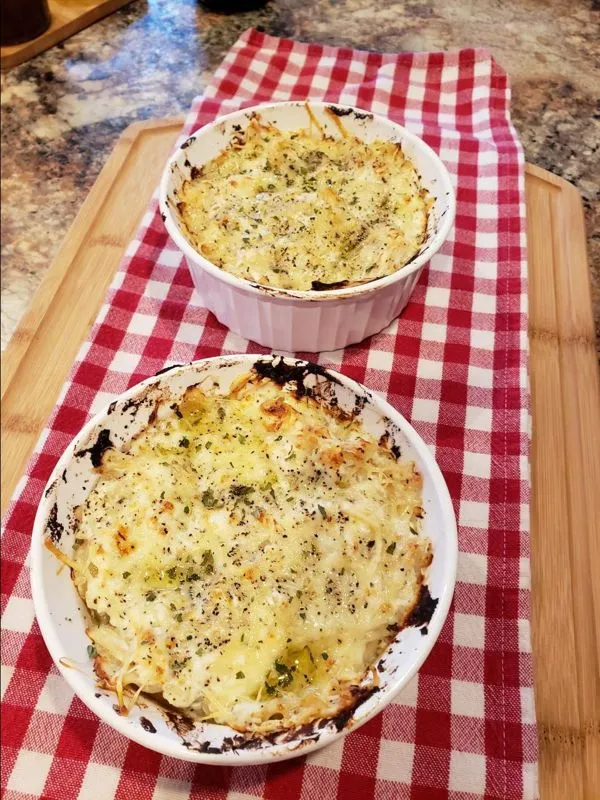 Lasanhas Cacio e Pepe Individuais