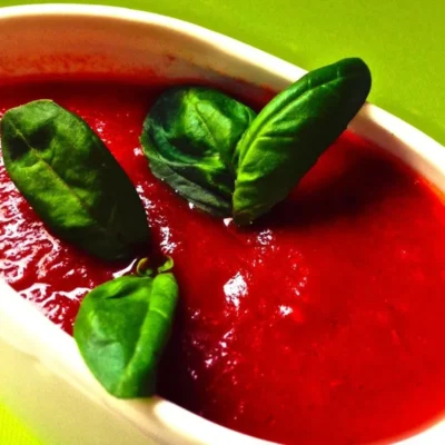 Molho de Espaguete com Manjericão e Tomate Maria
