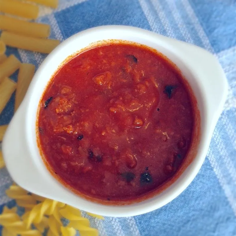 Molho de macarrão espaguete