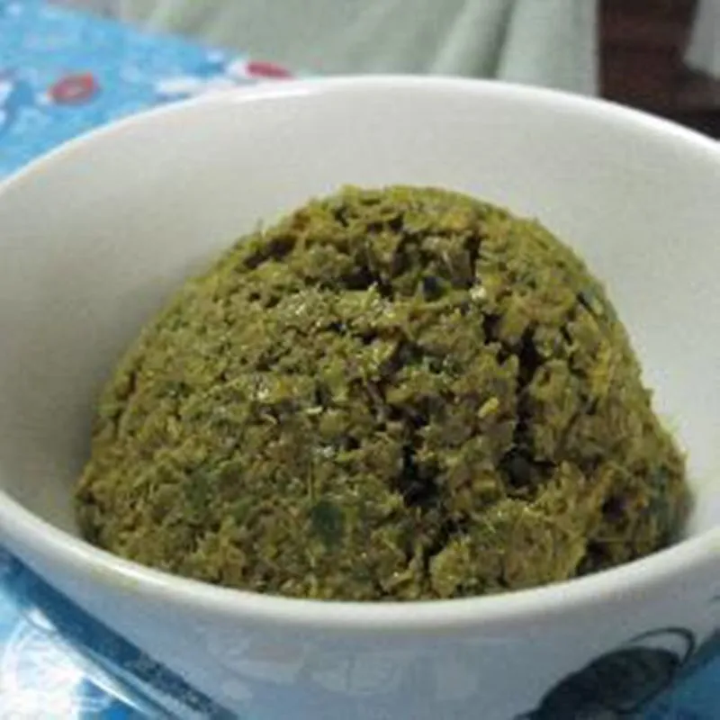 Pasta de curry verde tailandês verdadeiro (Nam Prik Gen Kayo Wan)
