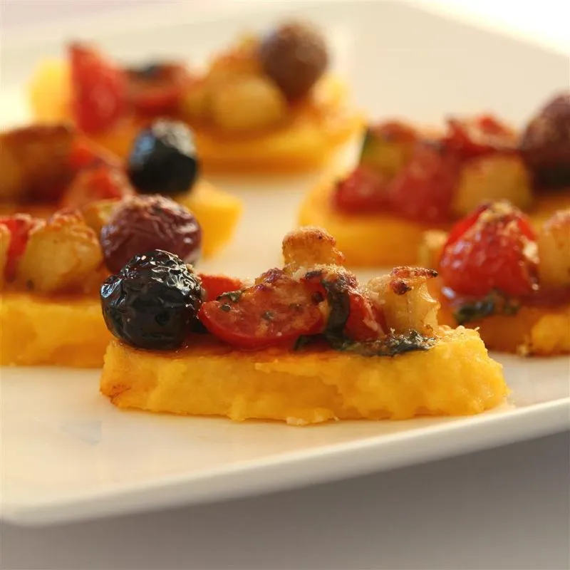 Polenta grelhada cuke-a-Mato