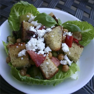 Salada de Pão Panzanella Italiana