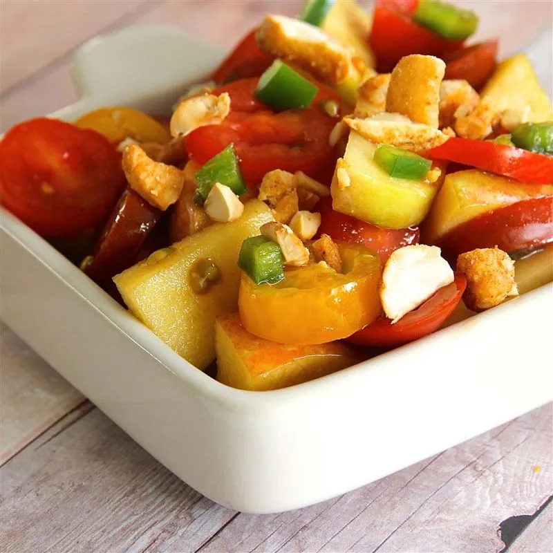 Salada Deliciosa De Tomate Picante
