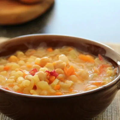 Sopa de Feijão Garbanzo
