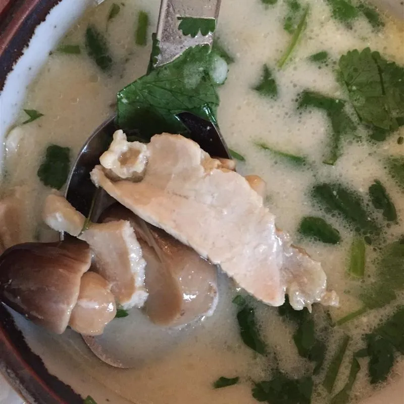 Sopa Tailandesa Tom Kha Gai