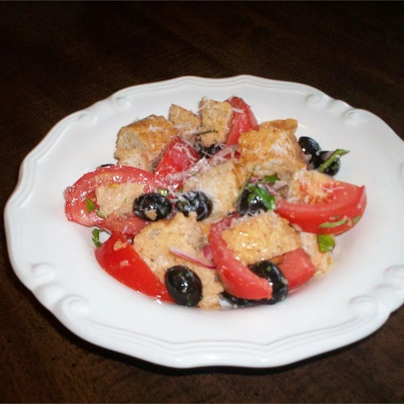 Tomate Manjericão Panzanella