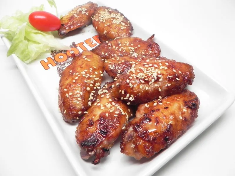 Asas de Frango com Molho Hoisin e Mel