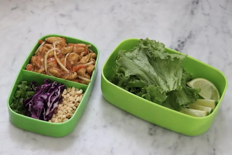 Alface Tailandesa Wrap Bento Box