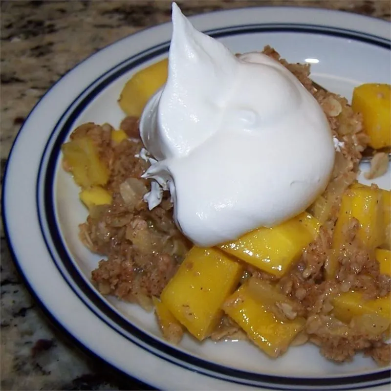 Crumble de Maracujá de Manga