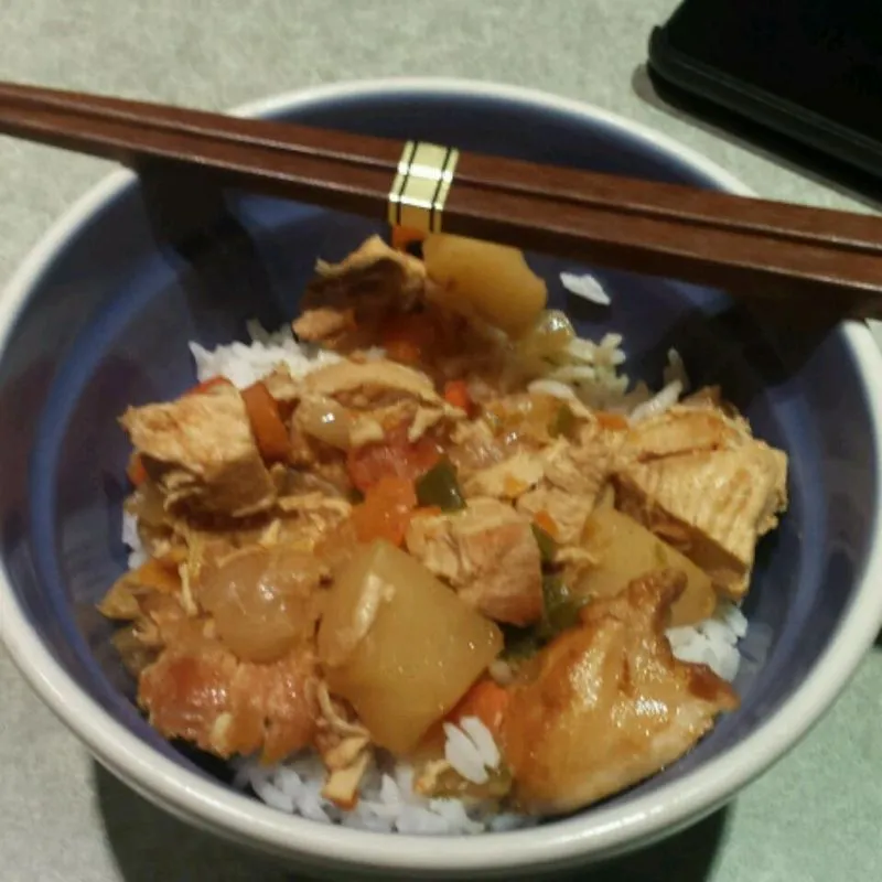 Dak Dori Tang (ensopado de frango coreano picante)