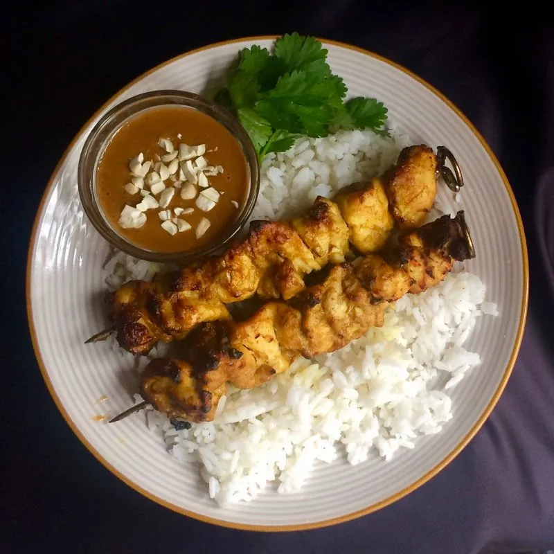Fritadeira Air Fryer Satay com molho de imersão