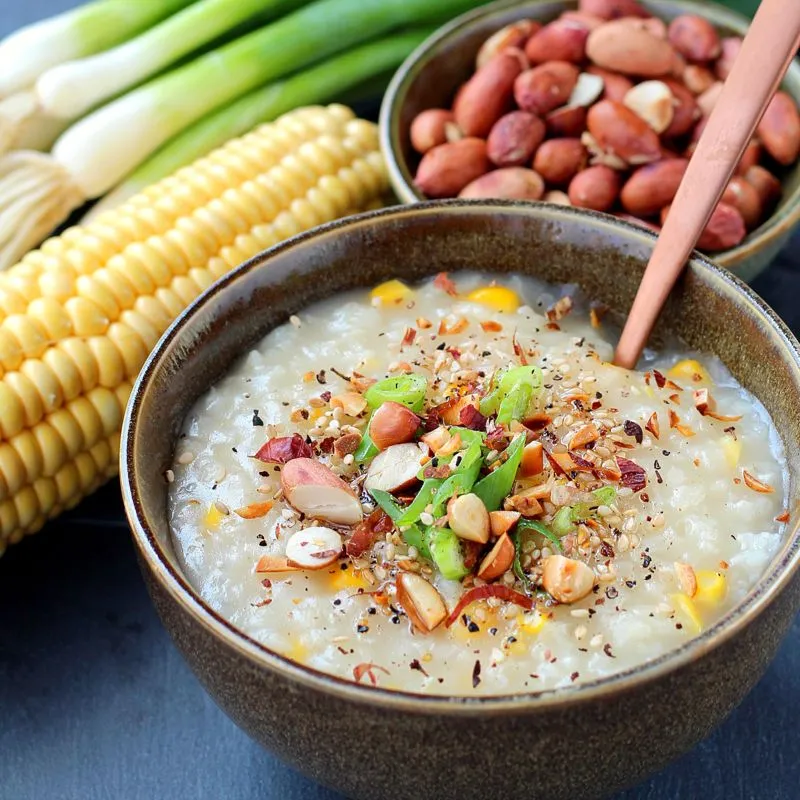 Instant Pot & Vegan Corn Congee