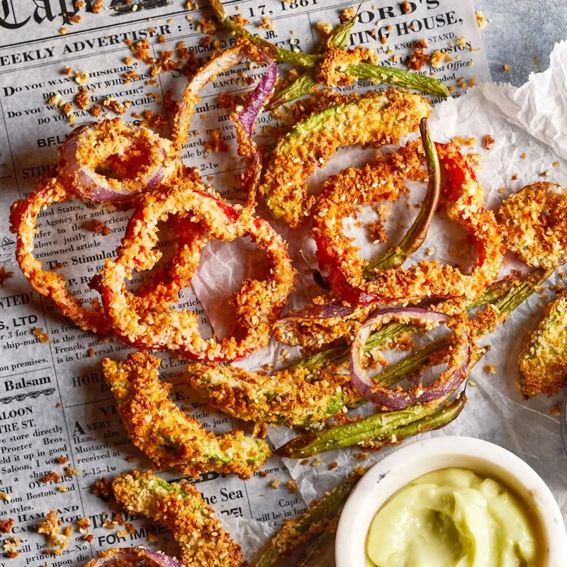 Fritadeira com Tempura Vegetais