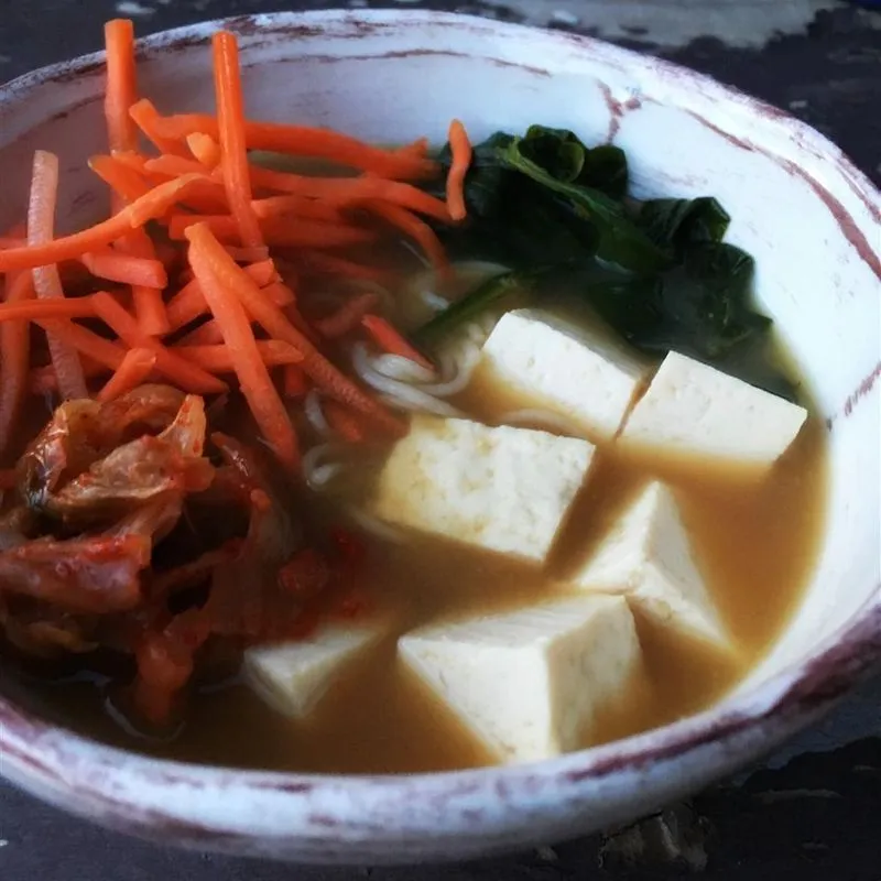 Sopa de macarrão udon