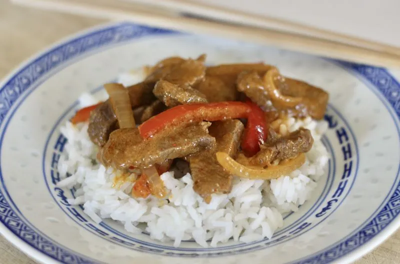 Caril de Carne Tailandês