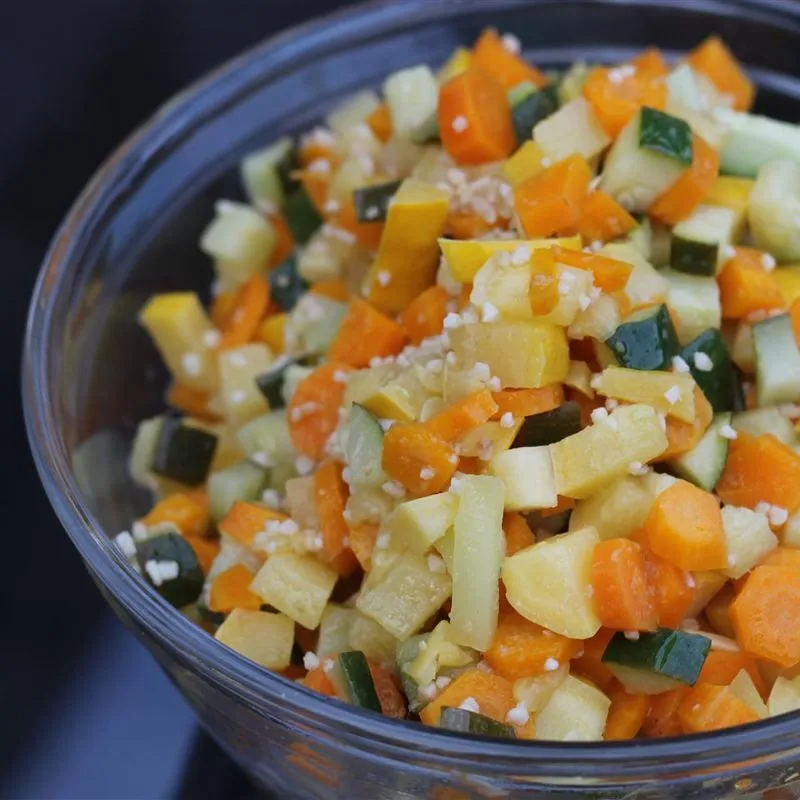 Vegetais básicos chineses para fritar