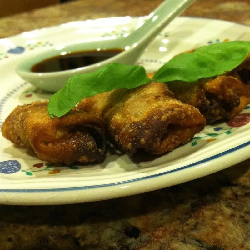 Wontons Fritos de Carne e Salsicha