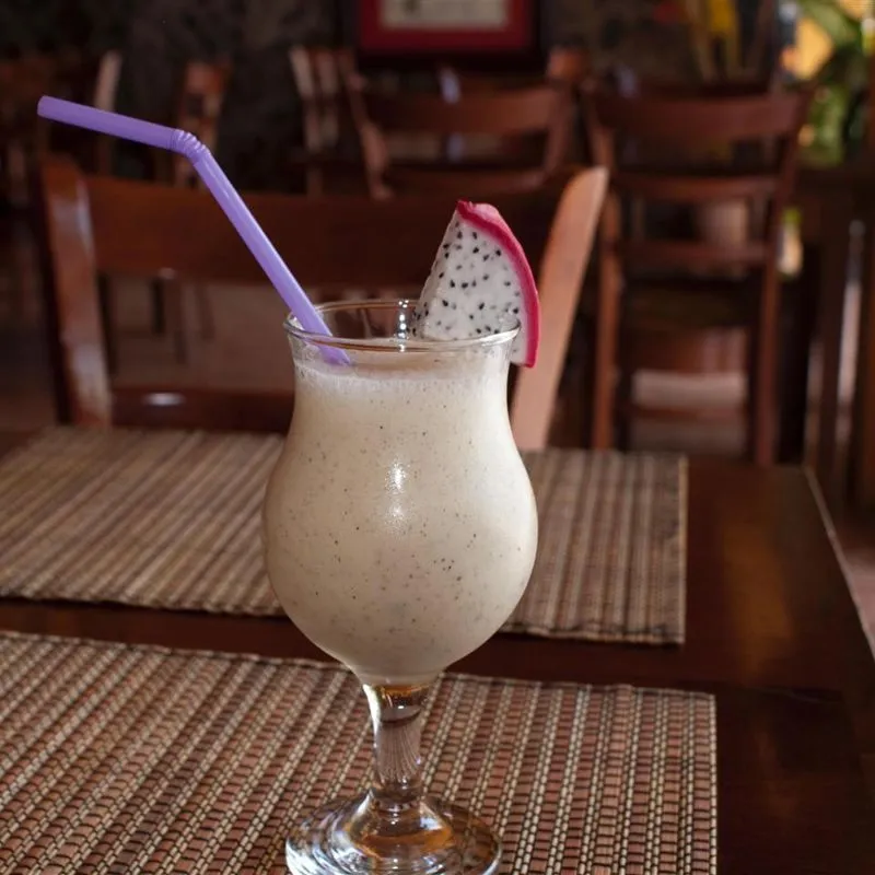 Batido de fruta de dragão