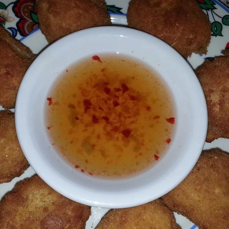 Bolas de camarão vietnamita crocantes fáceis