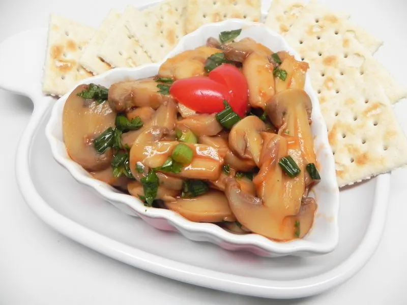 Ceviche de Cogumelo Rápido