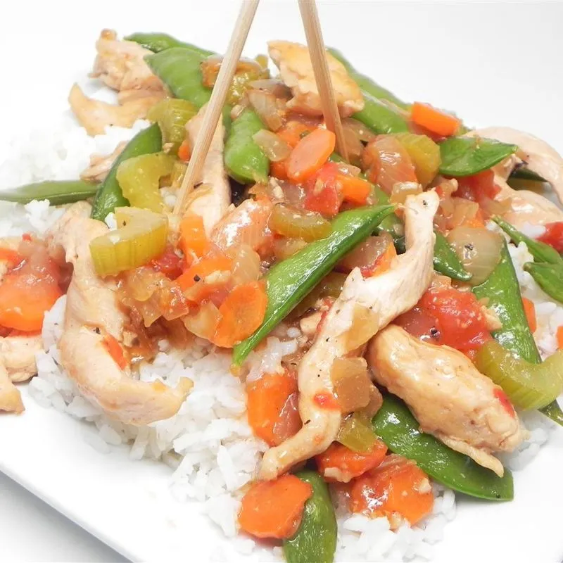 Frango com Chicharo (ervilhas)