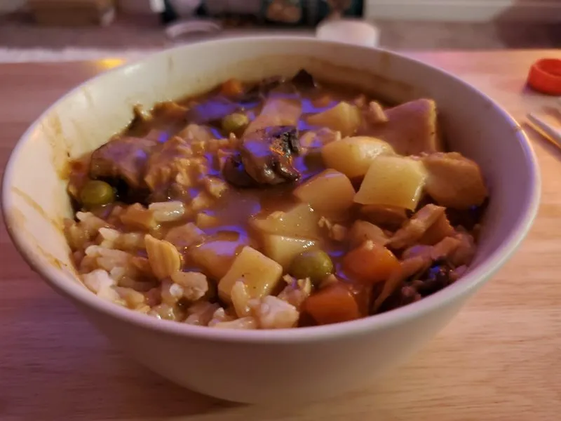 Frango com Curry Japonês