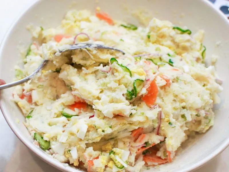 Salada de Batata Japonesa