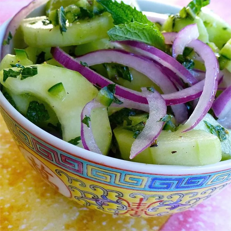 Salada de Pepino com Pimenta